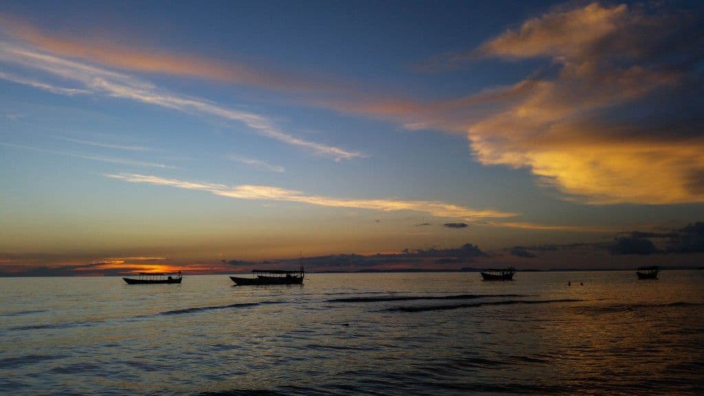 Sihanoukville sunset view
