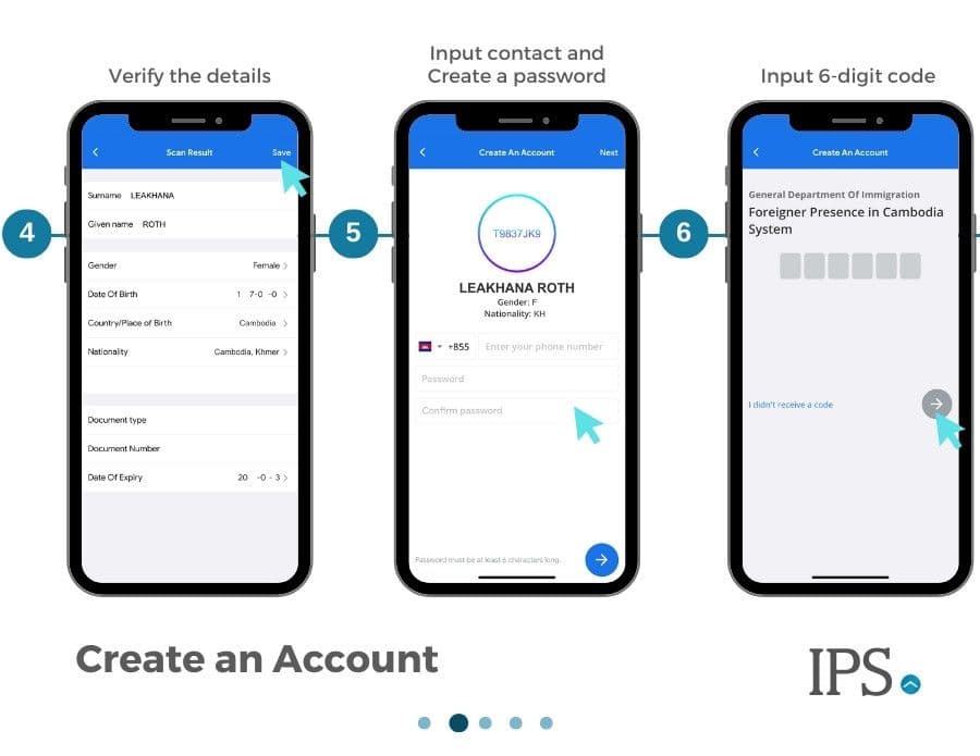 Registering accommodation using FPCS in Cambodia