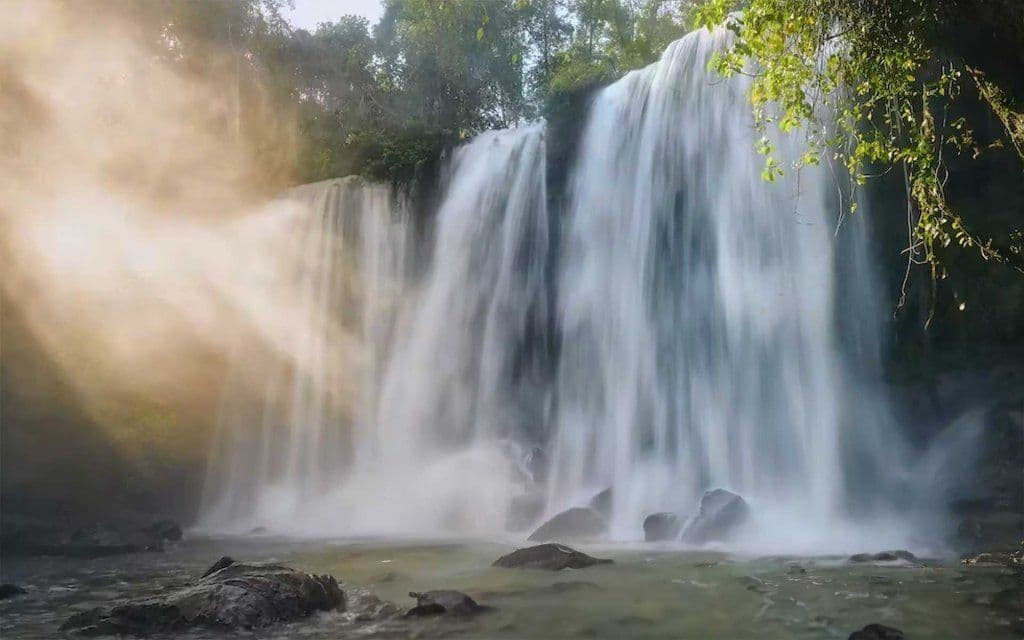 Water Falls in Kulen Mountain, Siem Reap