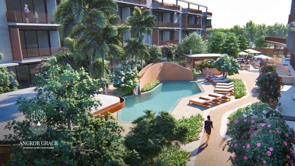 Children's pool with pavilion - Angkor Grace Residence & Wellness Resort